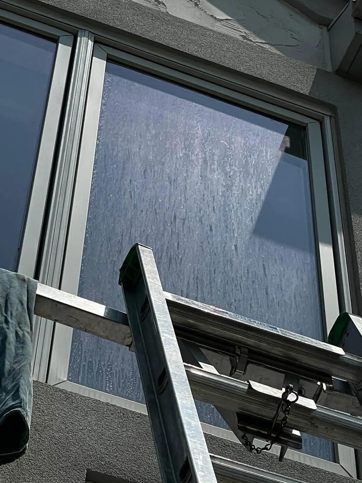 Window Cleaning before